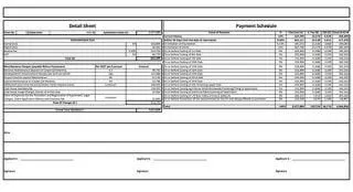 Cost Sheet